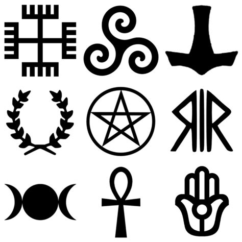 The Influence of Paganism: Pictograms as Gateways to Ancient Beliefs on Wikipedia